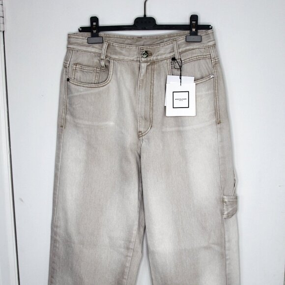 BNWT AW23 WOOYOUNGMI CARPENTER JEANS 48 - Picture 2 of 12